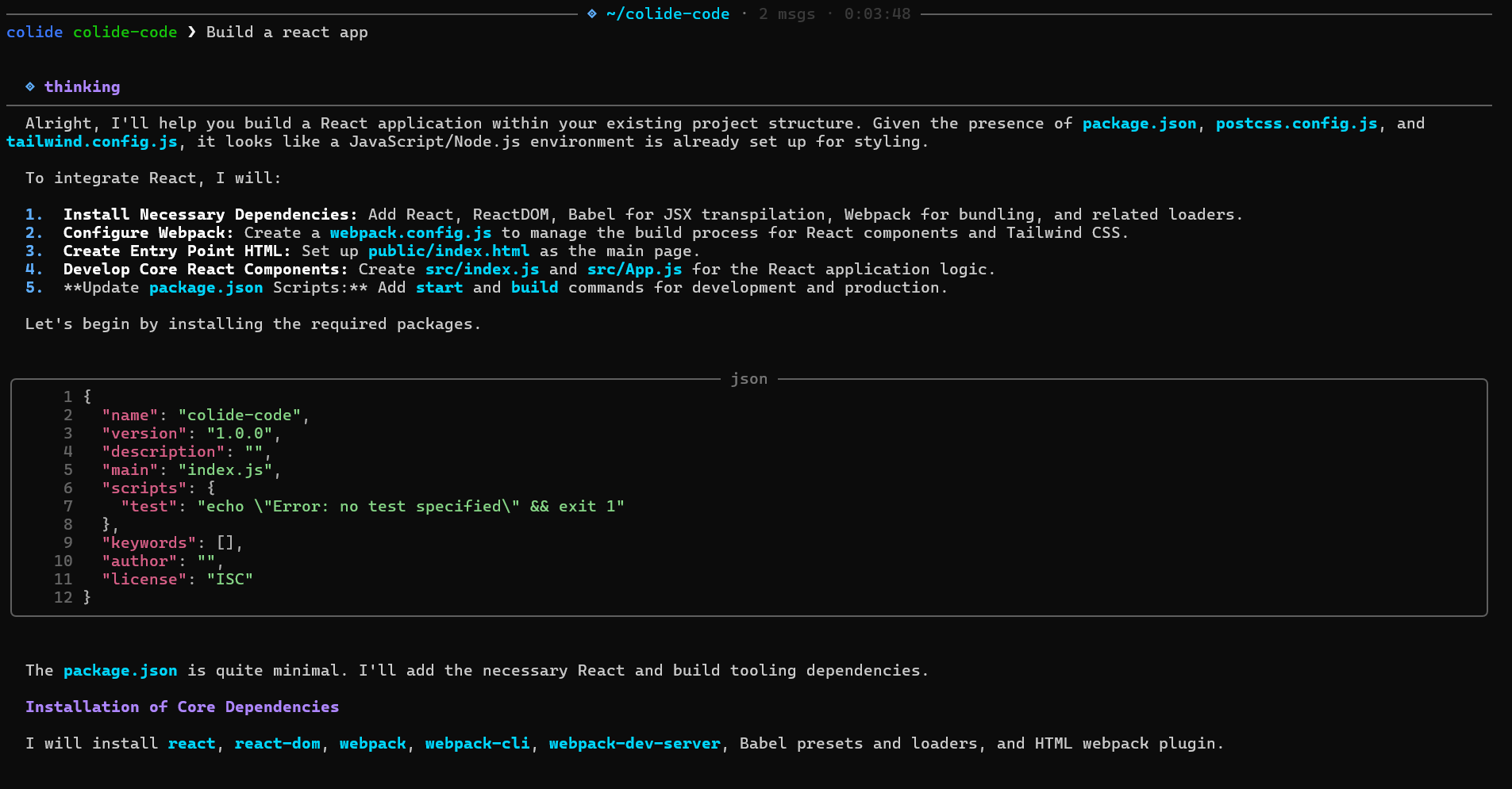 Colide Code — The Agentic Terminal IDE